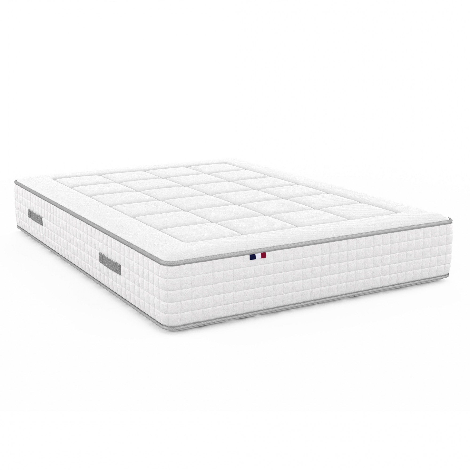 Matelas ressorts ensachés et mémoire de forme BELLAGIO détouré en 140/160/-180 - IDLITERIE