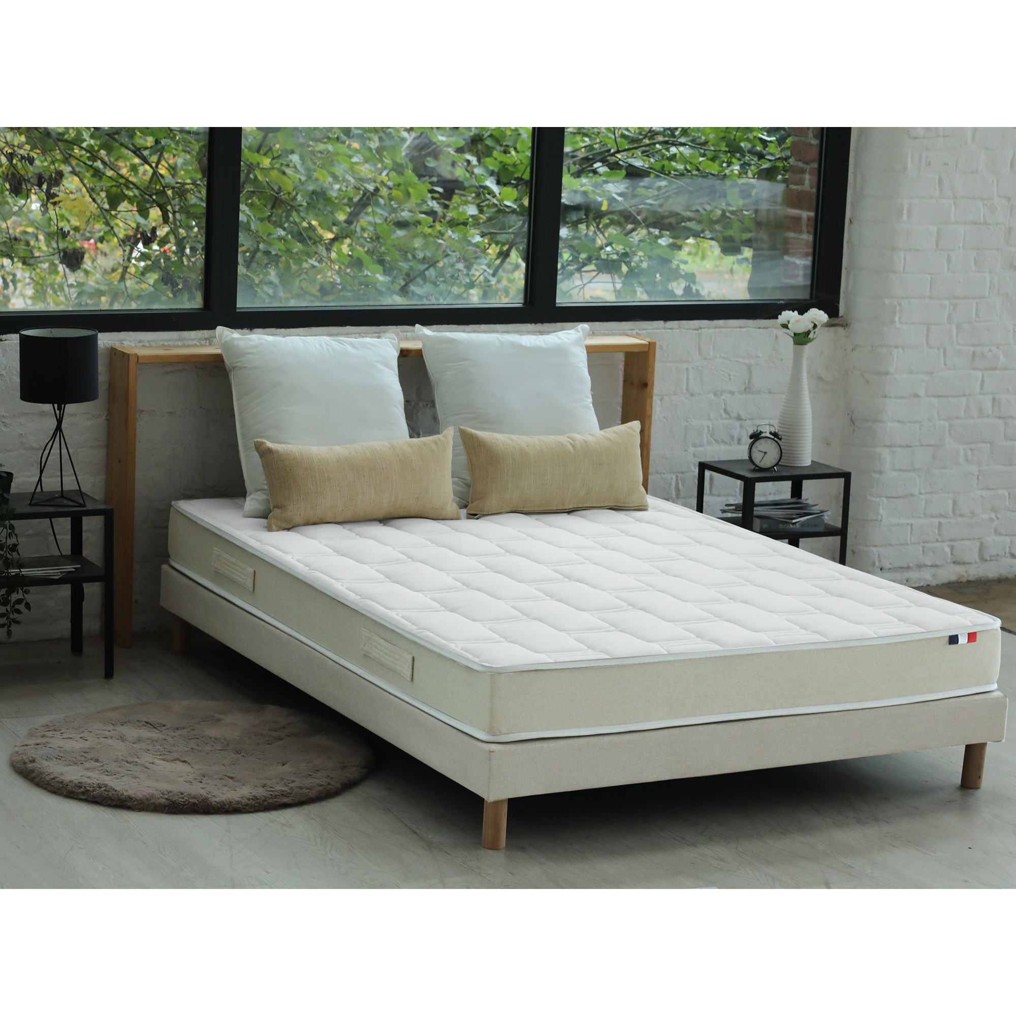 Matelas 100% latex 5 zones ORIGIN, ambiance en 140/160 cm - IDLITERIE