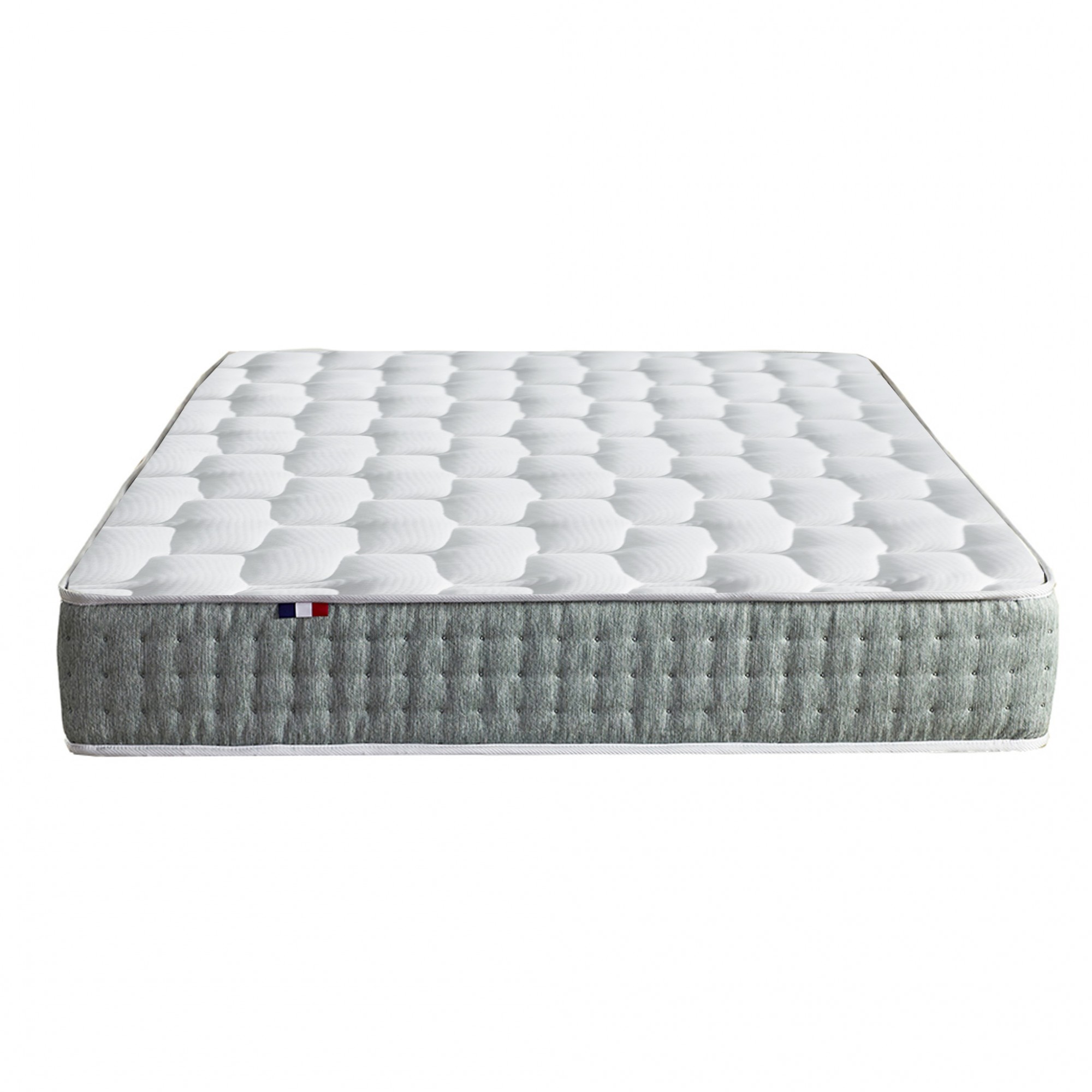 Matelas ressorts ensachés 7 zones HYGGE de face en 140/160/180 - IDLITERIE