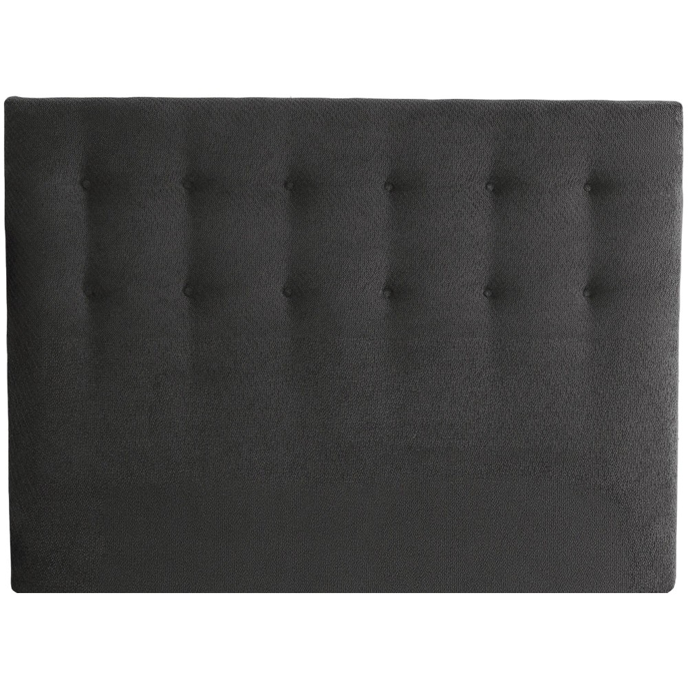 Tete de lit capitonnée gris...