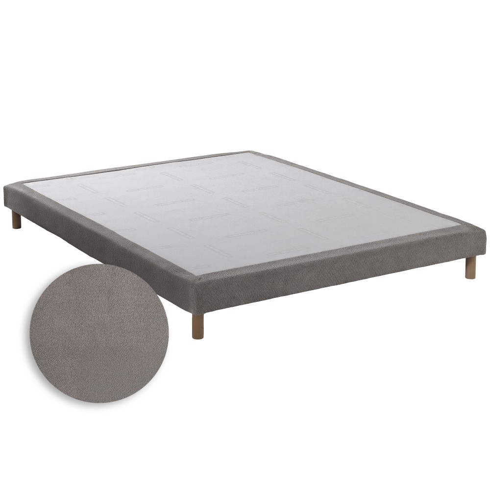 Sommier tapissier gris...