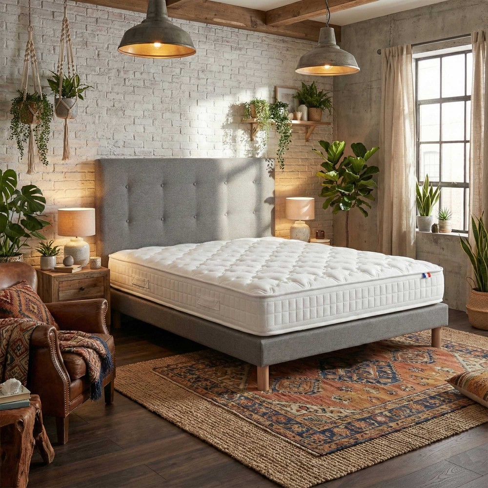 Ensemble matelas à ressorts...