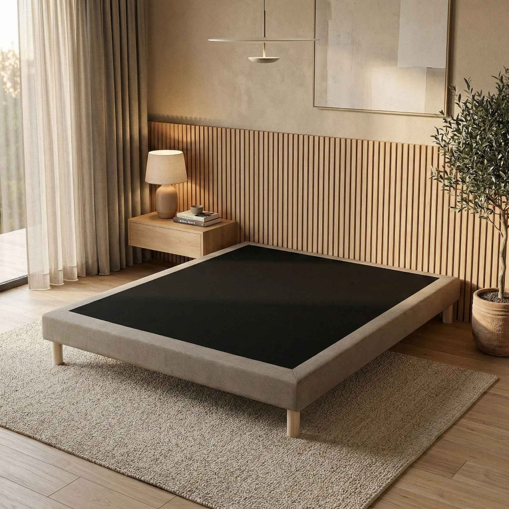 Sommier tapissier à lattes...