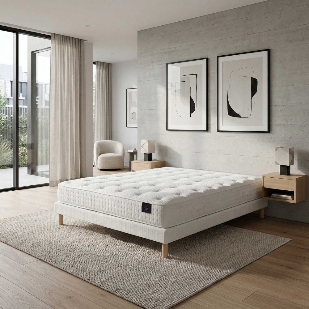 Ensemble matelas ressorts...