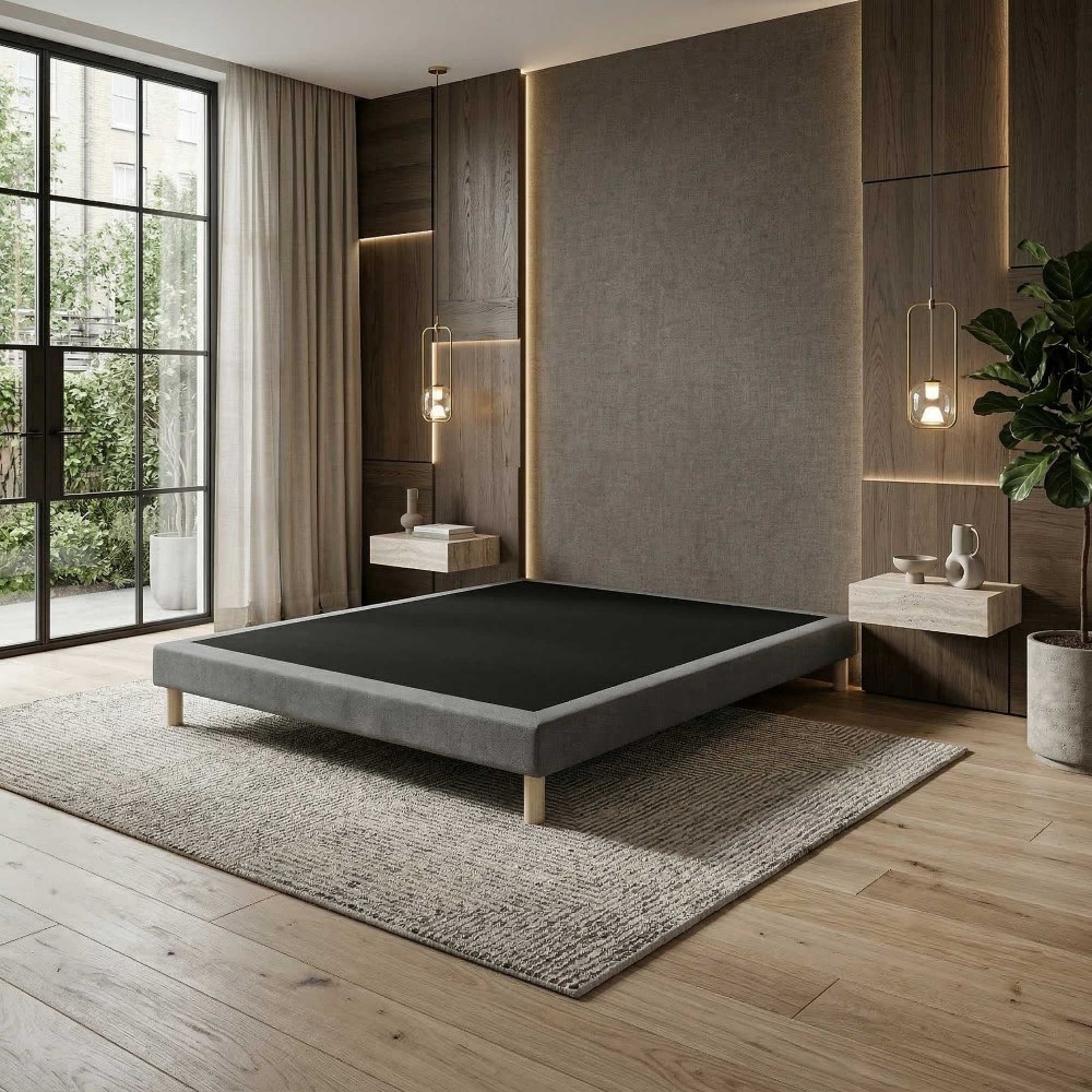 Sommier tapissier à lattes...