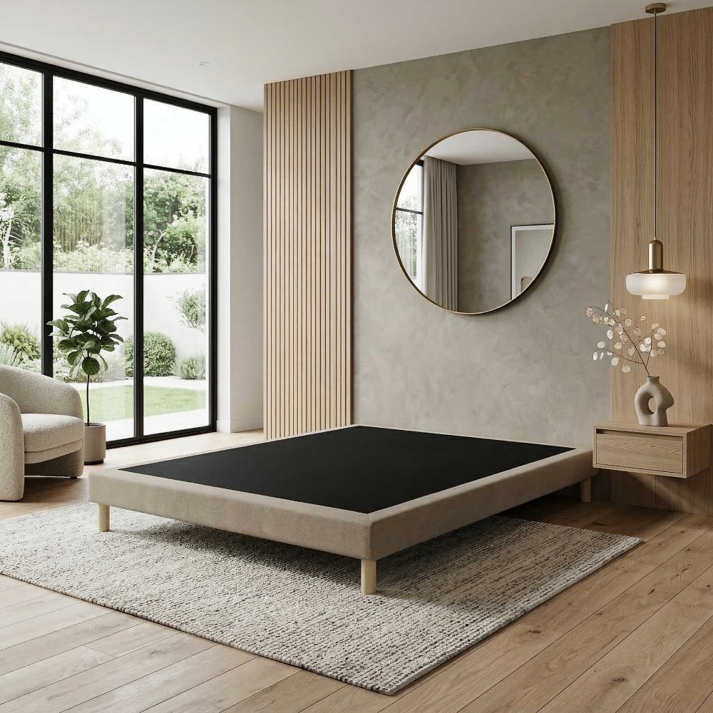 Sommier tapissier à lattes...