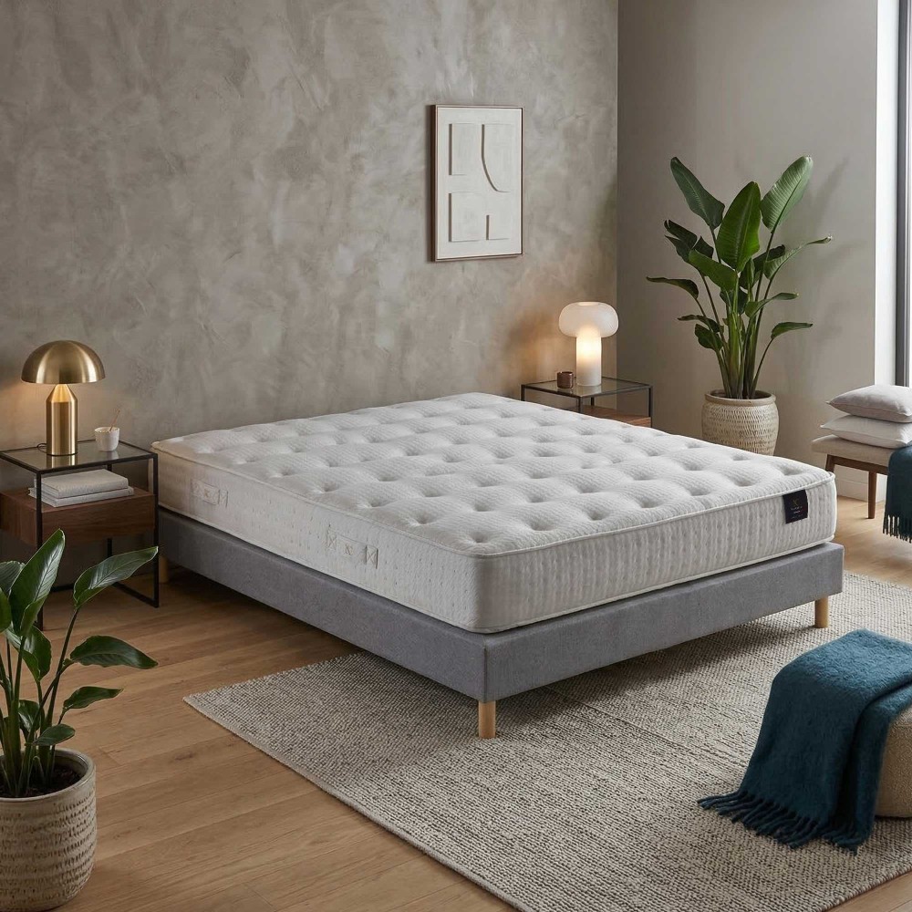 Ensemble matelas ressorts...