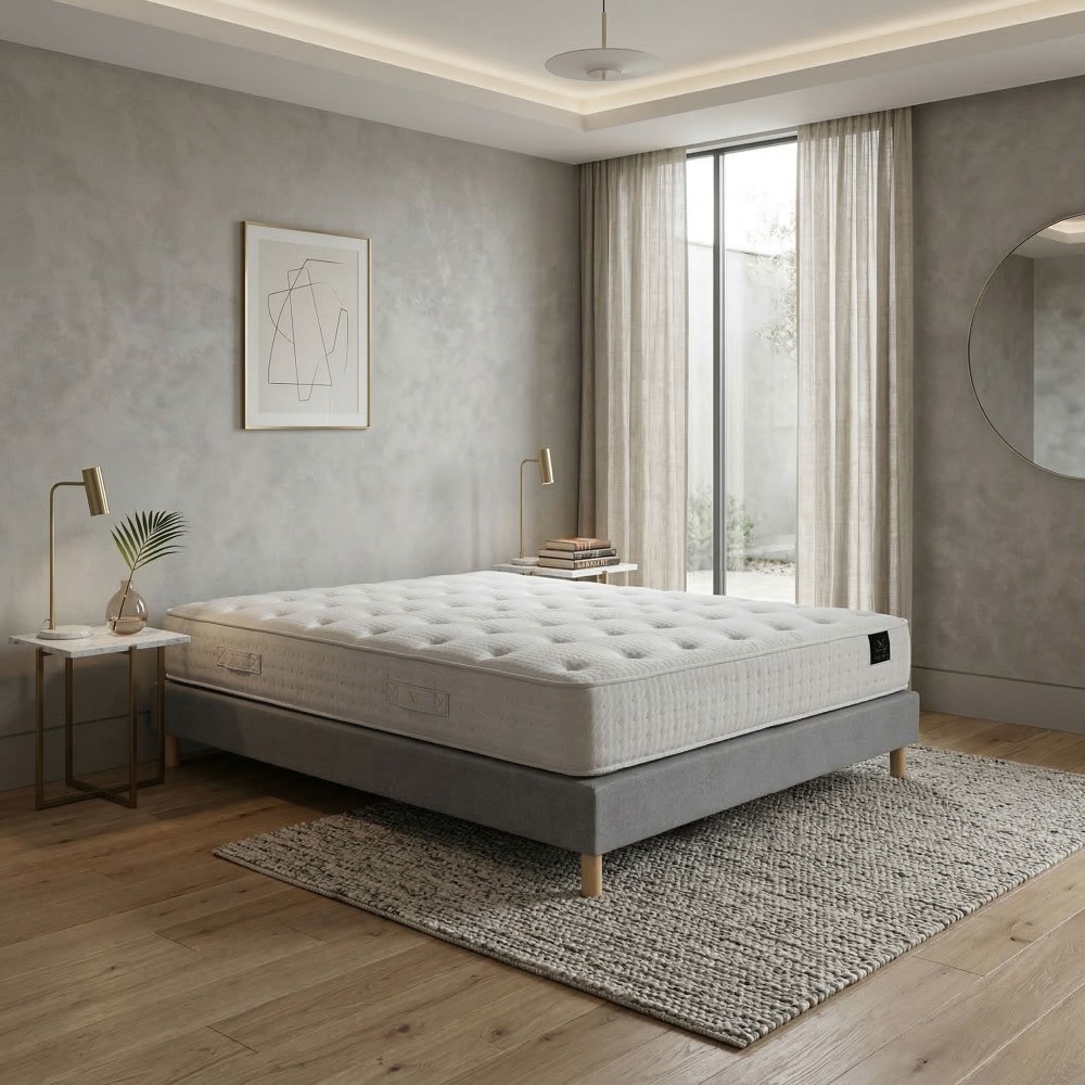 Ensemble matelas ressorts...